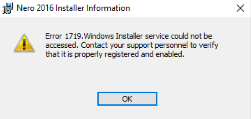 legumbres Obediencia cerca Cómo corregir el "Error 1719. No se pudo acceder al servicio de Windows  Installer" en Windows 10 - BugsFighter