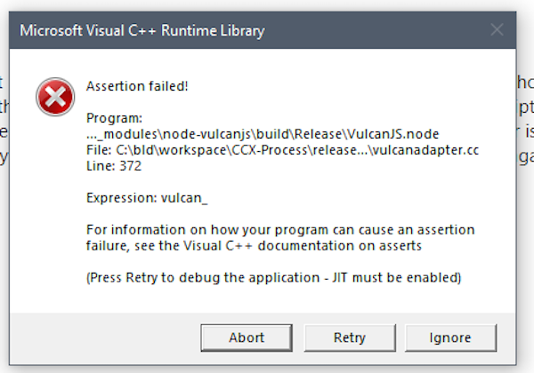How to fix Microsoft Visual C++ Runtime Library error in Windows 10 ...