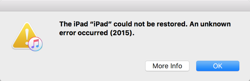 How to fix iPhone (iTunes) error 2015 - BugsFighter