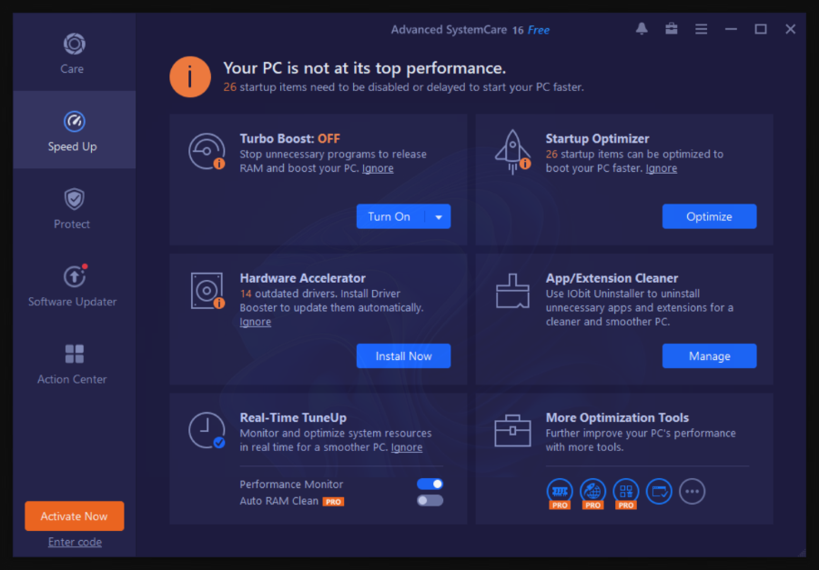 IObit Advanced SystemCare Review BugsFighter