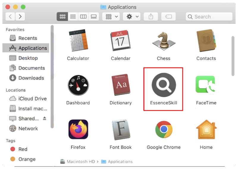 How to remove EssenceSkill (Mac) BugsFighter